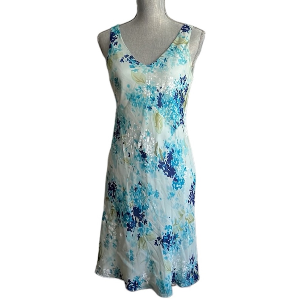 Vintage Jones New York Silk Midi Dress